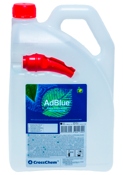 Рідина AdBlue CROSSCHEM ліцензована, пластикова каністра з носиком, ДСТУ ISO 22241/DIN 70070, 4 л